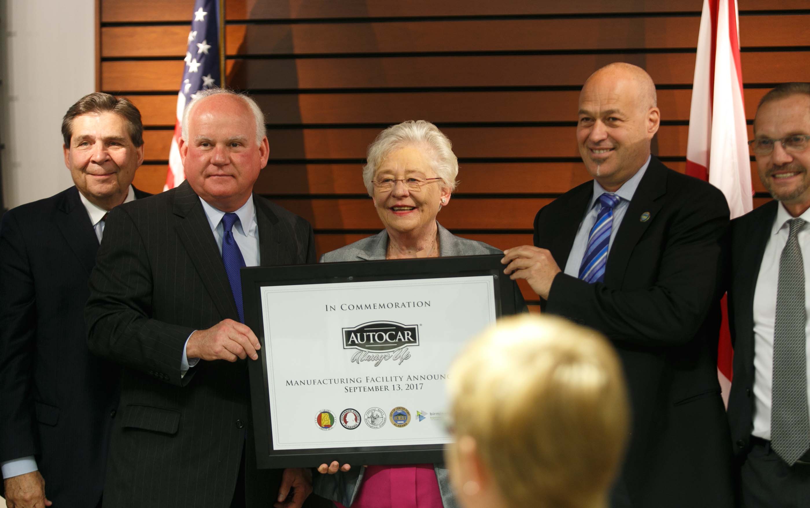 Governor Ivey Announces Autocar Selects Birmingham for Truck Assembly Plant