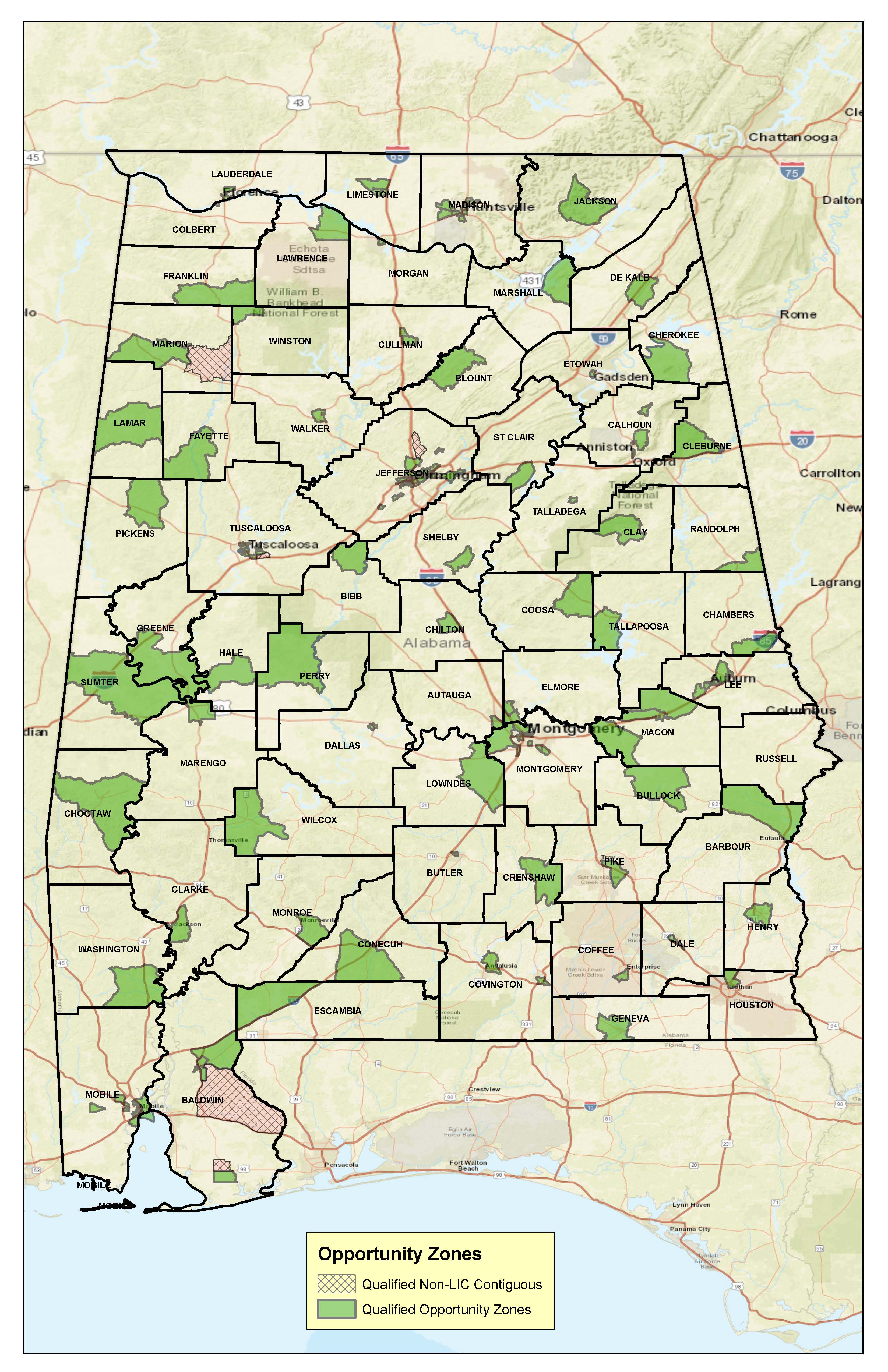 Governor Ivey Submits Opportunity Zone Nominations