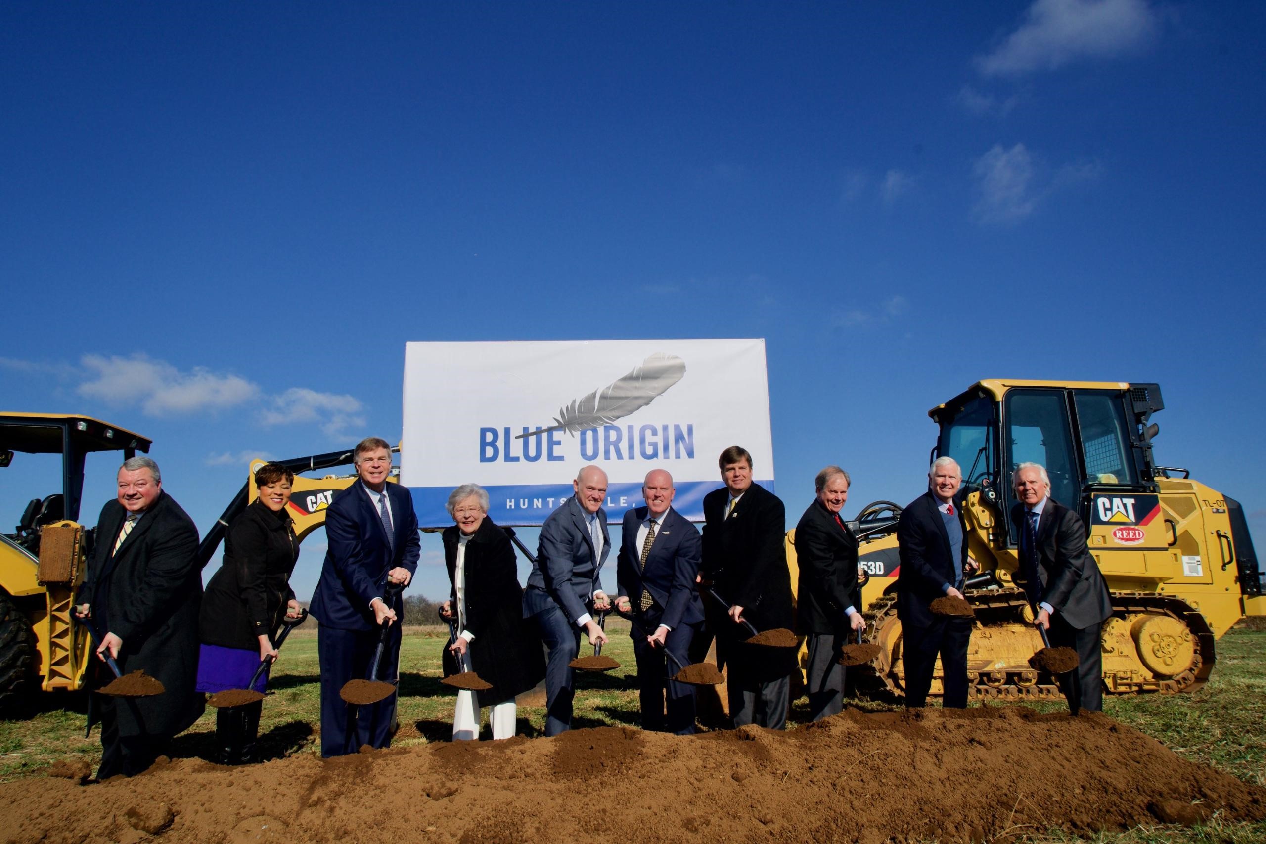 Governor Ivey and Blue Origin Team Break Ground on New World-Class Engine Production Facility