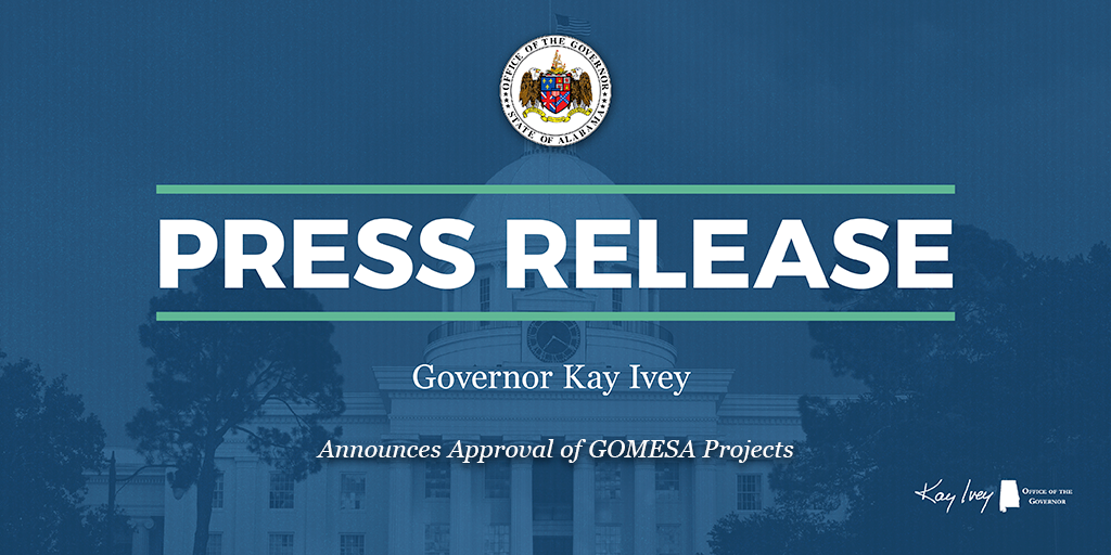 Governor Ivey Announces Approval of GOMESA Projects