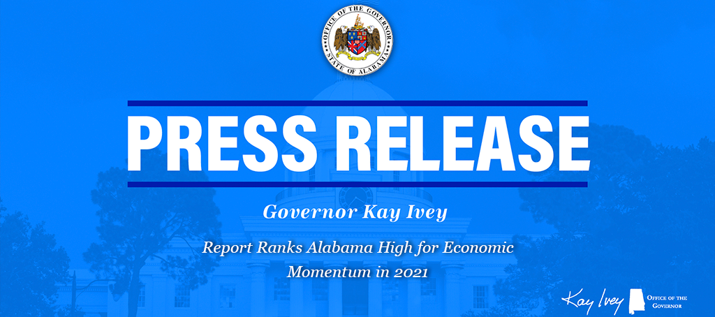 Report Ranks Alabama High for Economic Momentum in 2021