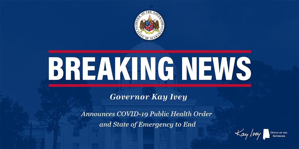 Governor Ivey Announces COVID19 Public Health Order and State of