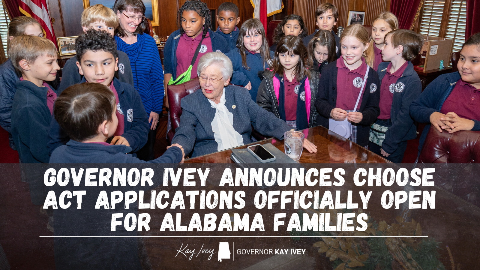 Governor Ivey Announces CHOOSE Act Applications Officially Open for Alabama Families