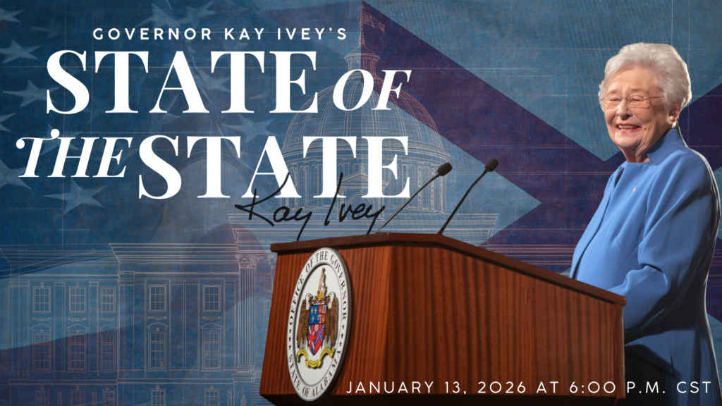Governor Ivey to Deliver State of the State Address on January 13