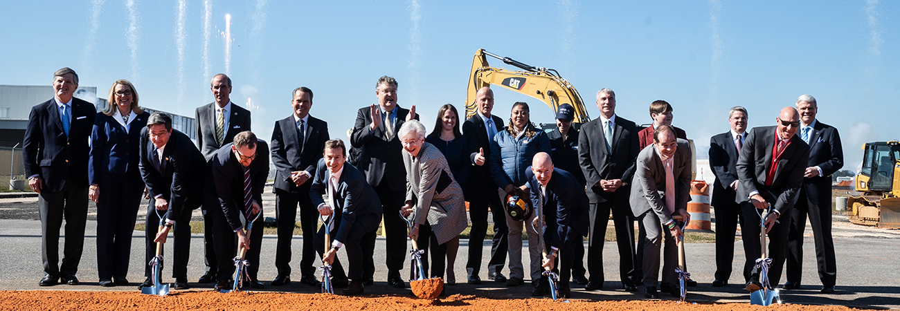 Image result for Governor Ivey and Blue Origin Team Break Ground on New World-Class Engine Production Facility
