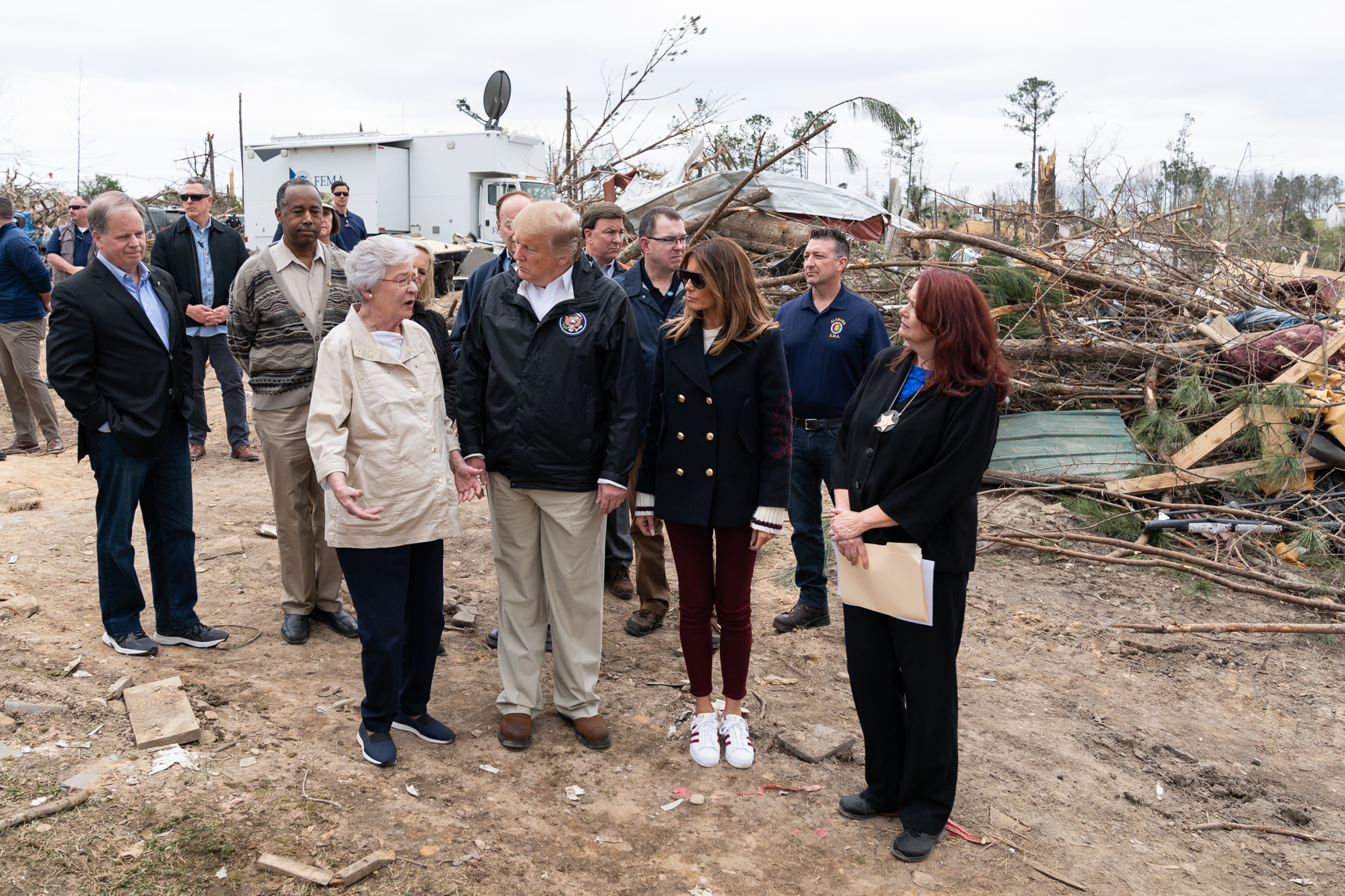 Remarks by President Trump and Governor Ivey During Lee County Tour