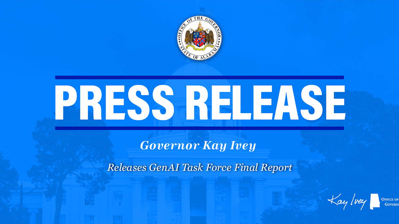Governor Ivey Releases GenAI Task Force Final Report