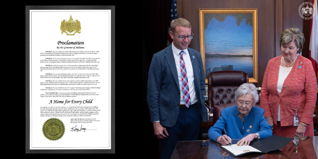 Governor Ivey Announces Alabama Joining A Home for Every Child Initiative, Strengthening State’s Commitment to Children and Families